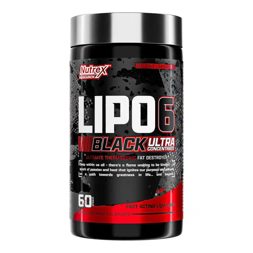 Quemador De Grasa Lipo6 Black 60 Capsulas