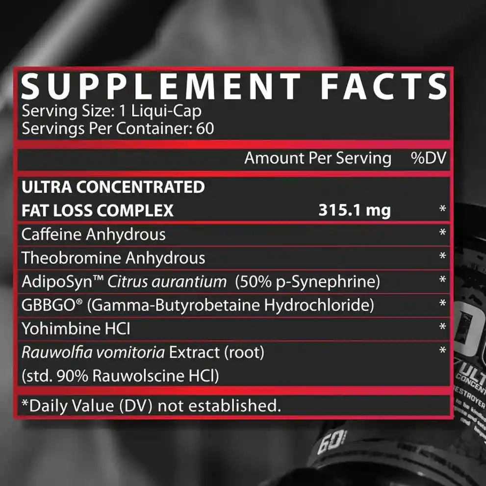 Quemador De Grasa Lipo6 Black 60 Capsulas