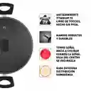 Olla Con Tapa Imusa Hardtitan​ 24cm Negro Antiadherente
