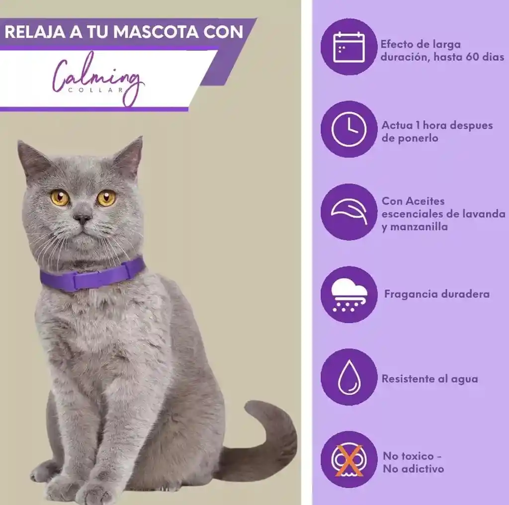Collar De Feromonas Gato Calming