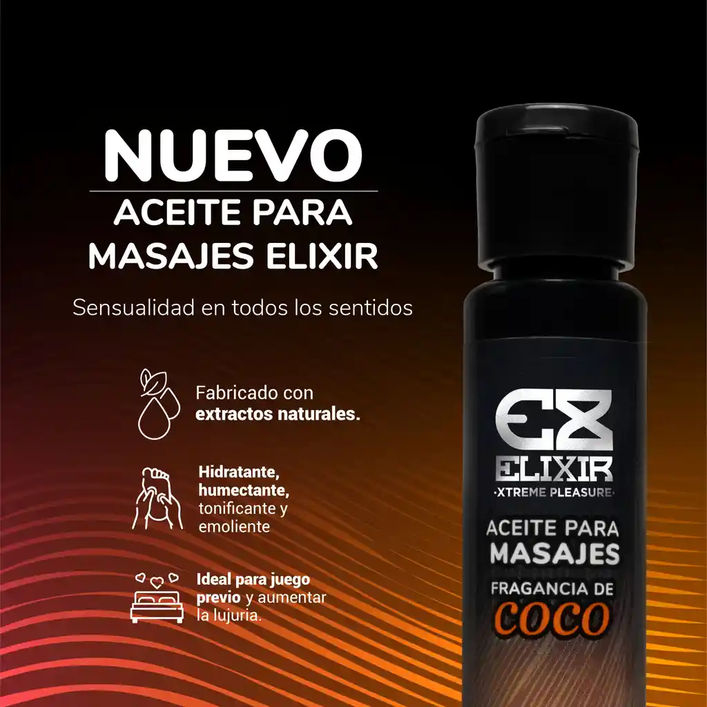 Aceite Para Masajes Elixir Aroma Coco
