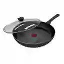 Sarten Con Tapa Imusa Hardtitan​ 30cm Negro Antiadherente