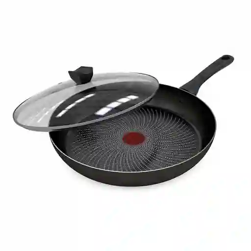 Sarten Con Tapa Imusa Hardtitan​ 30cm Negro Antiadherente