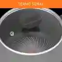 Perol Con Tapa Imusa Hardtitan 16 Cm Negro Antiadherente