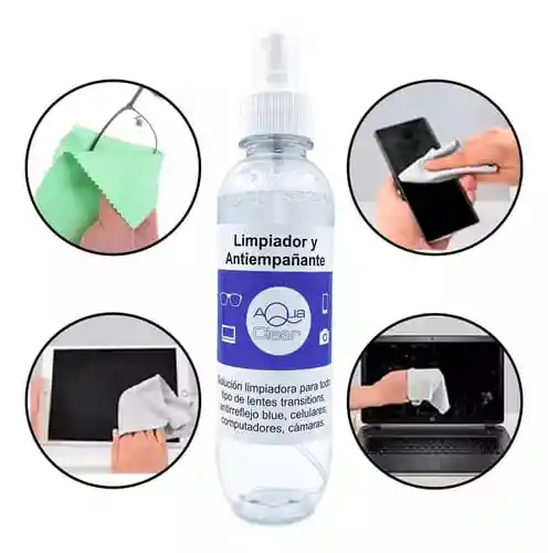 Limpiador Antienpañante Para Todo Tipo De Lentes Y Pantallas 250ml (grande)