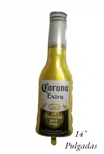 Globo Metalizado Cerveza Corona Mediana 14" Pulgadas (35.56cm)