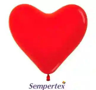 Globo De Corazón Sempertex Rojo X 1 Und - R12