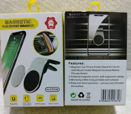 Soporte Celular Rejilla Carro Magnetico