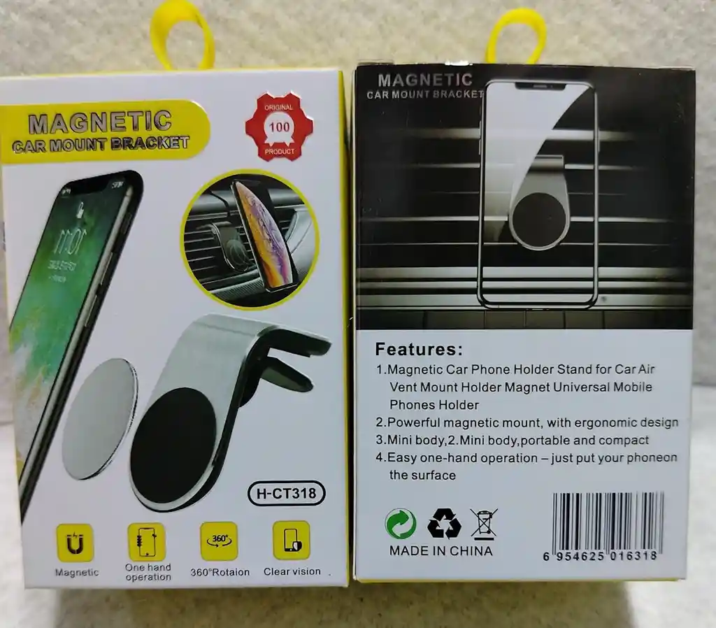 Soporte Celular Rejilla Carro Magnetico