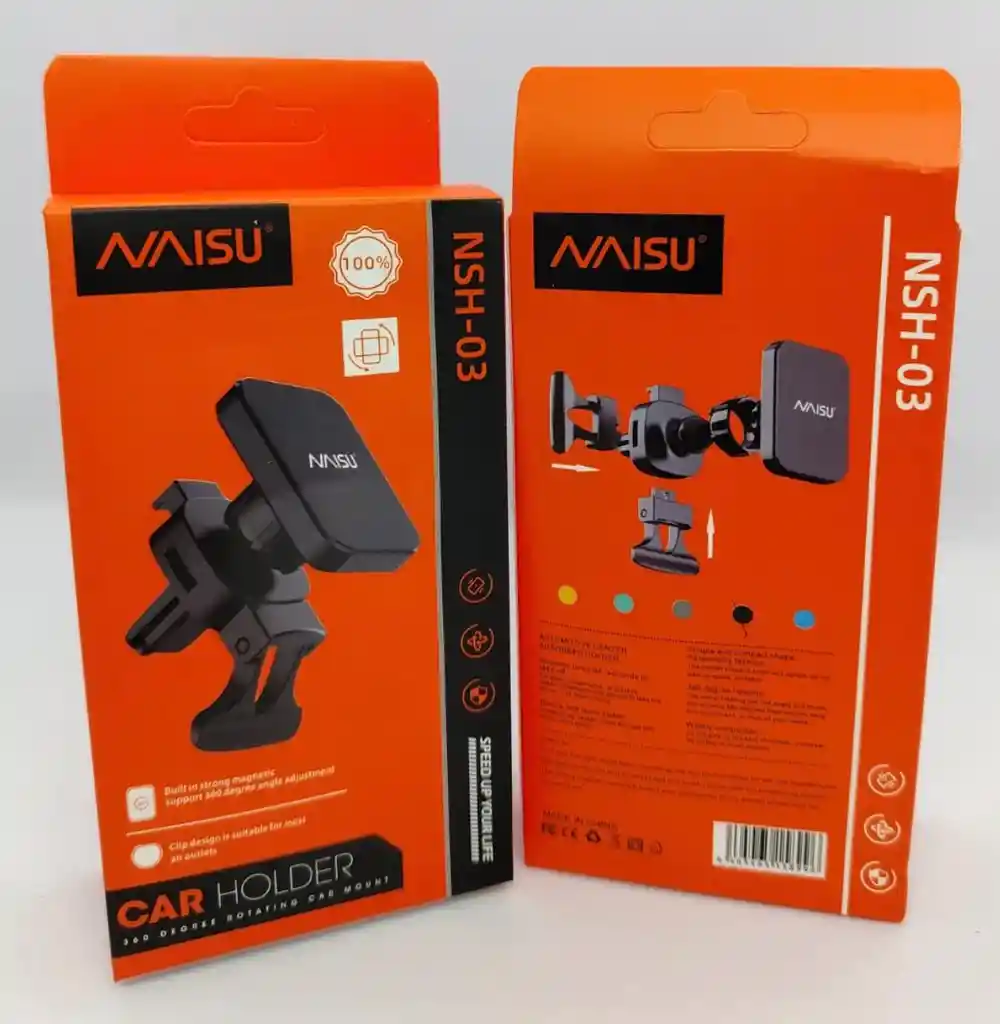 Soporte Celular Carro Rejilla Naisu Magnetico