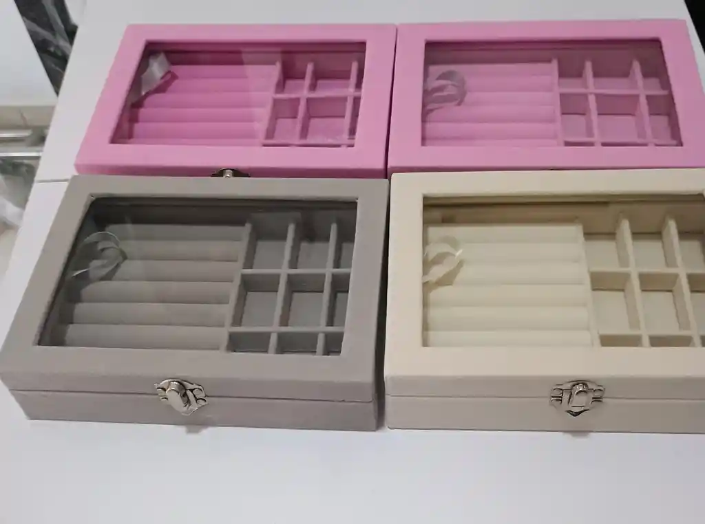Organizador De Joyeros Con Tapa Transparente