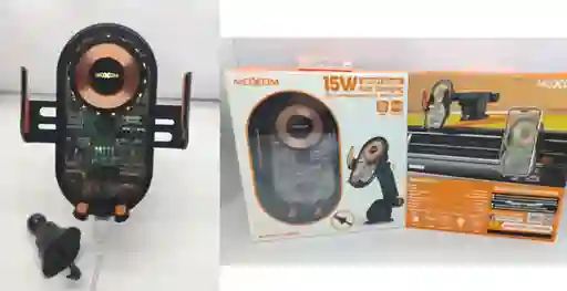 Soporte Celular Carro Rejilla Carga Inalambrica