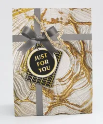 Bolsa De Regalo Dorados Just For You 24*17