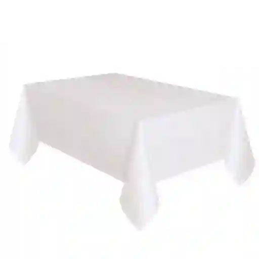 Mantel Plastico Semitela Blanco