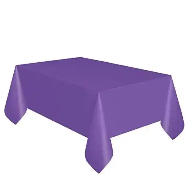 Mantel Plastico Semitela Morado