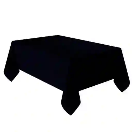 Mantel Plastico Semitela Negro