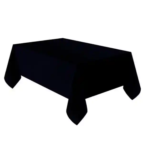 Mantel Plastico Semitela Negro