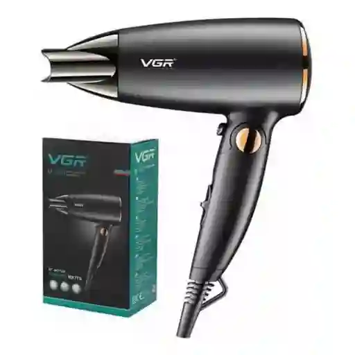 Mini Secador Pelo Cabello Viajero Portatil Plegable Vgr V-439