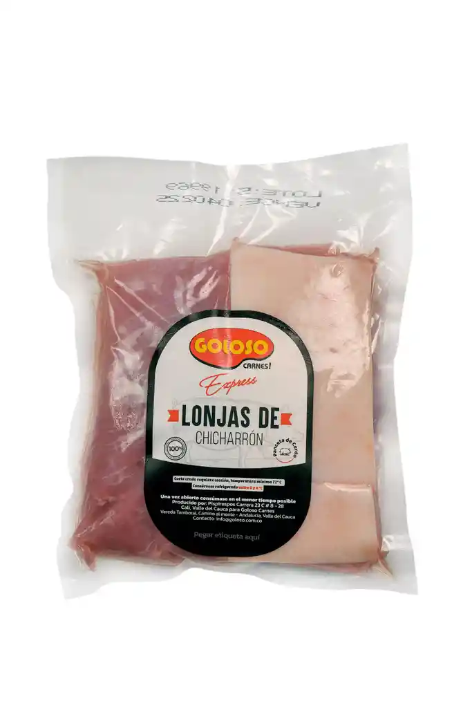 Goloso Parrilla Lonjas De Chicharron De Cerdo