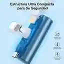 1hora Mini Batería Externa Power Bank 4500mah Tipo C Gar262