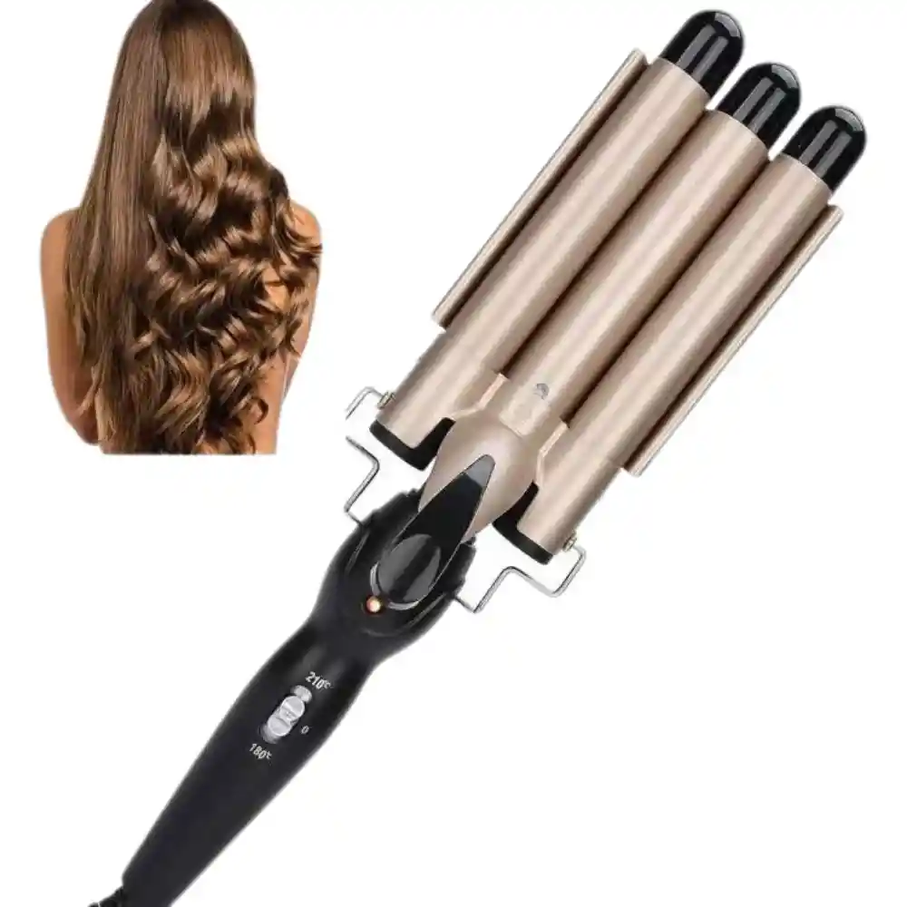 Plancha Pinza De Cabello Ondas De Sirena Rizadora Onduladora Xr-8829/8808 - M-11