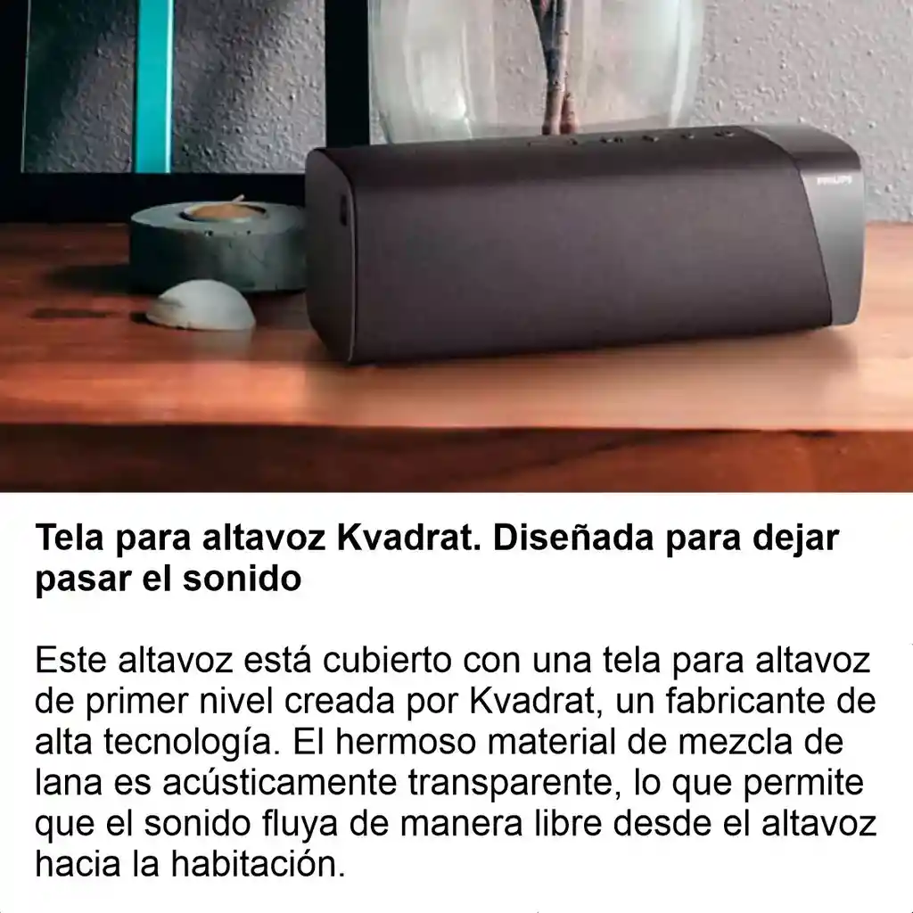 Kit Estéreo 2 Parlante Inalámbrico Philips Tas7505, 60w, Ipx7