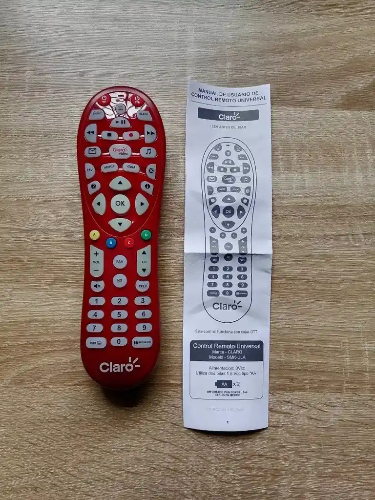 Control Remoto Decodificador Receptor Deco Claro Nuevo Original Repuesto, Reemplazo