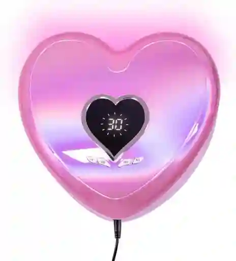 Lampara Led-uv De Uñas Gel Profesional Corazon 96 Wats
