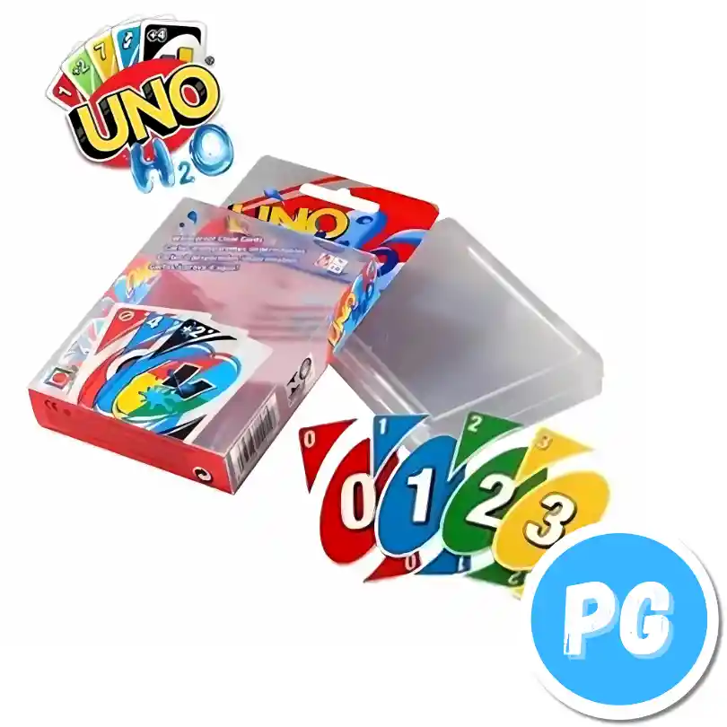 Juego Uno H20 Plastico Cartas