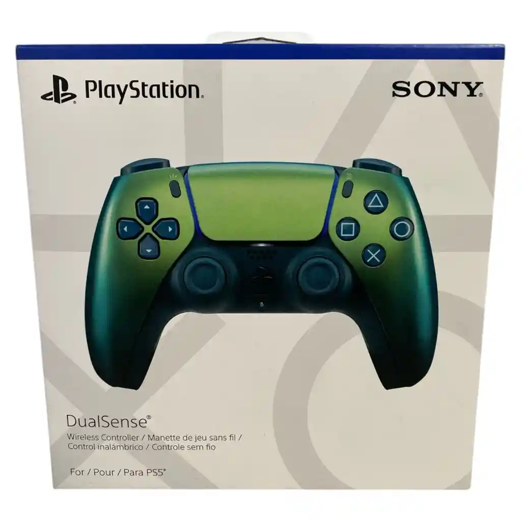 Control Ps5 Verde Metalizado Original Nuevo