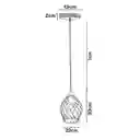 Set X2 Lámpara De Techo Decorativa Balai Con Rejilla