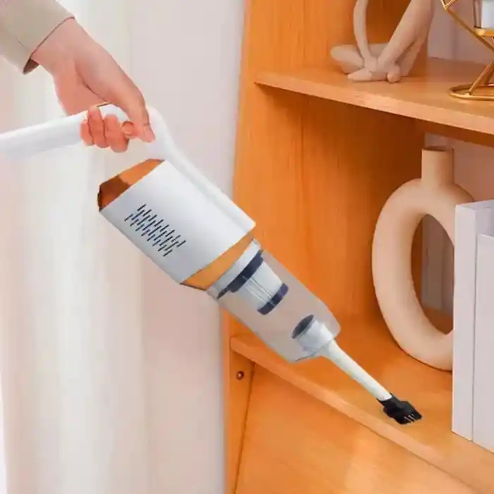 Aspiradora Portátil Inalámbrica Vertical Mano Multiuso Hogar Auto Limpia Color Blanco