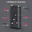 Power Bank Inalámbrica Gar 159 1hora Con Multicables Tipo C V8 Lightning De 20.000mah