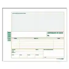 Comprobante De Egreso Con Cheque