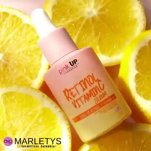Serum Facial Vitamina C + Retinol Pink Up