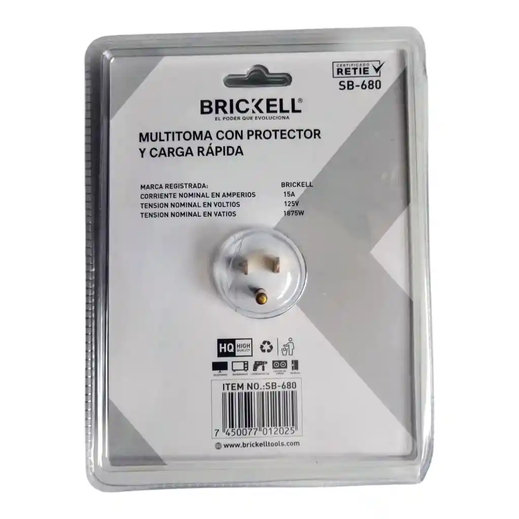 Protector De Voltaje Con Usb Brickell