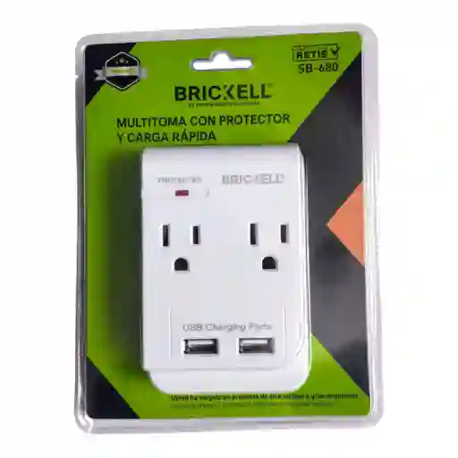 Protector De Voltaje Con Usb Brickell