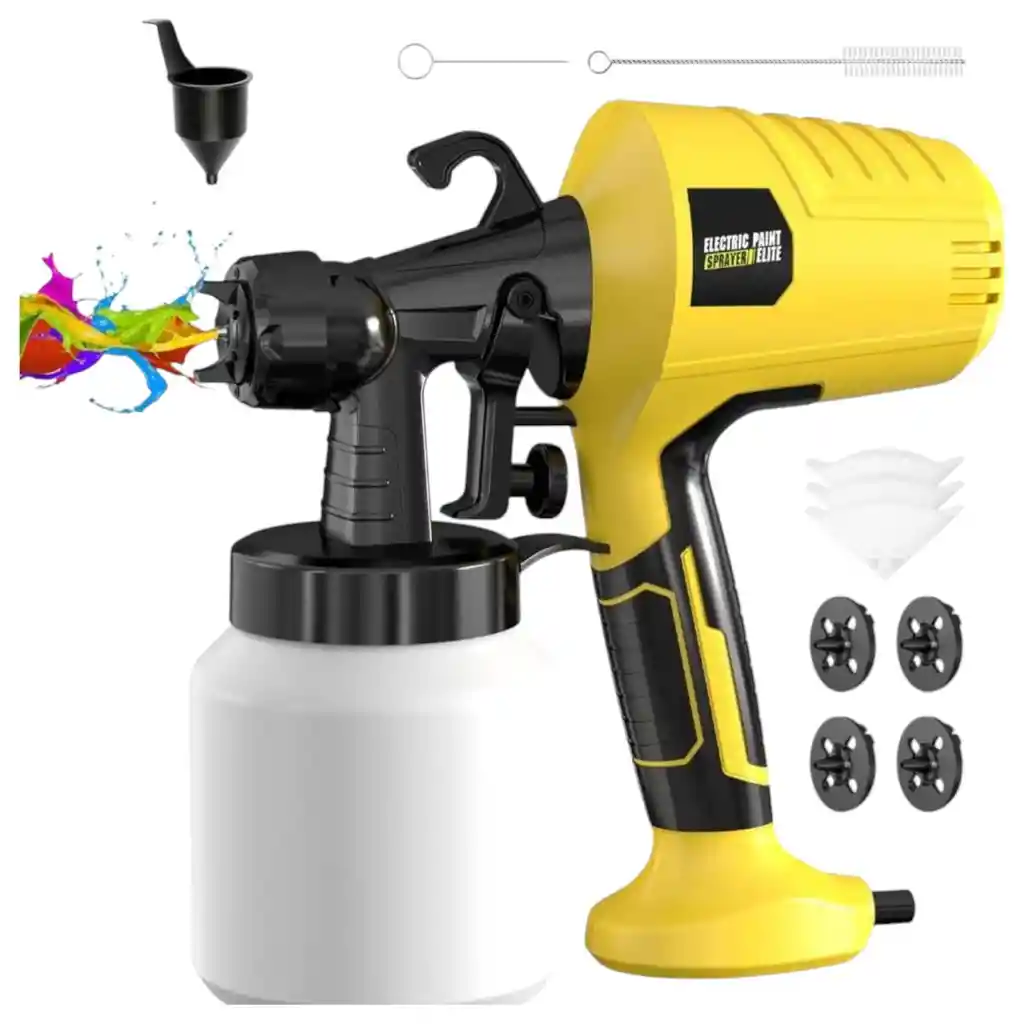 Pistola De Pintura Alta Potencia Acabado Perfecto