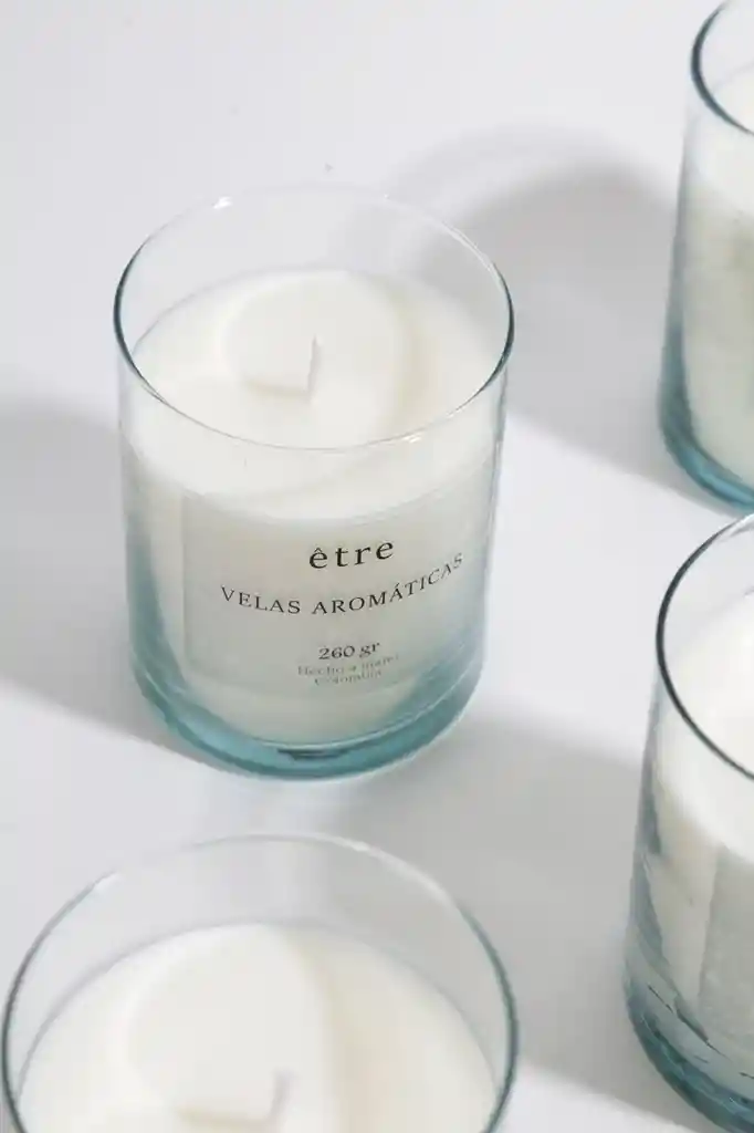 Vela Etre 260gr En Vidrio 260gr - Uva
