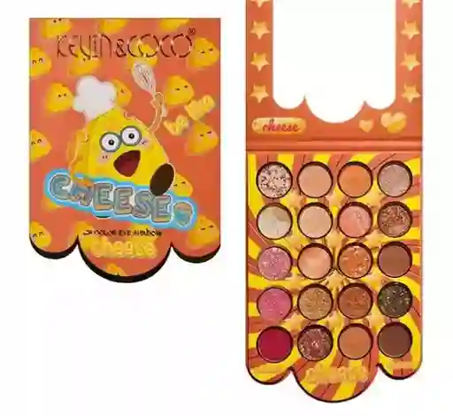 Kevin Coco Paleta De Sombras Cheese X20