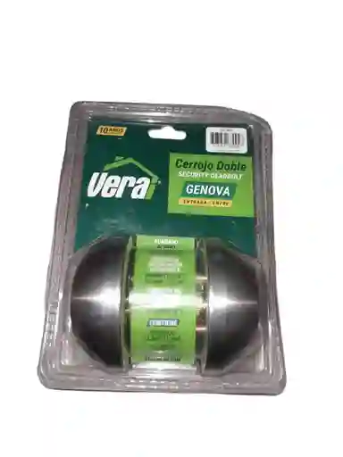 Cerradura Tipo Cerrojo Para Entrada Marca Vera