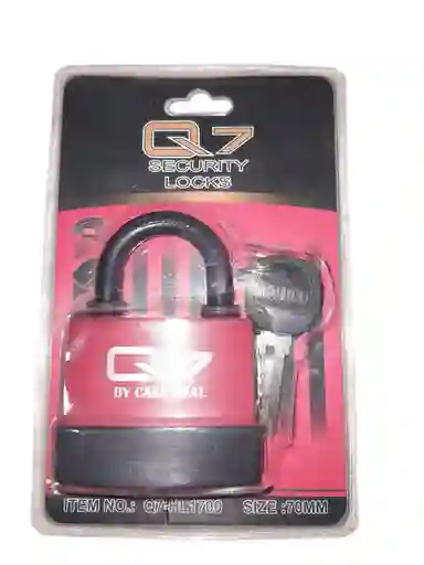 Candado Interperie Q7 70mm Aro Corto