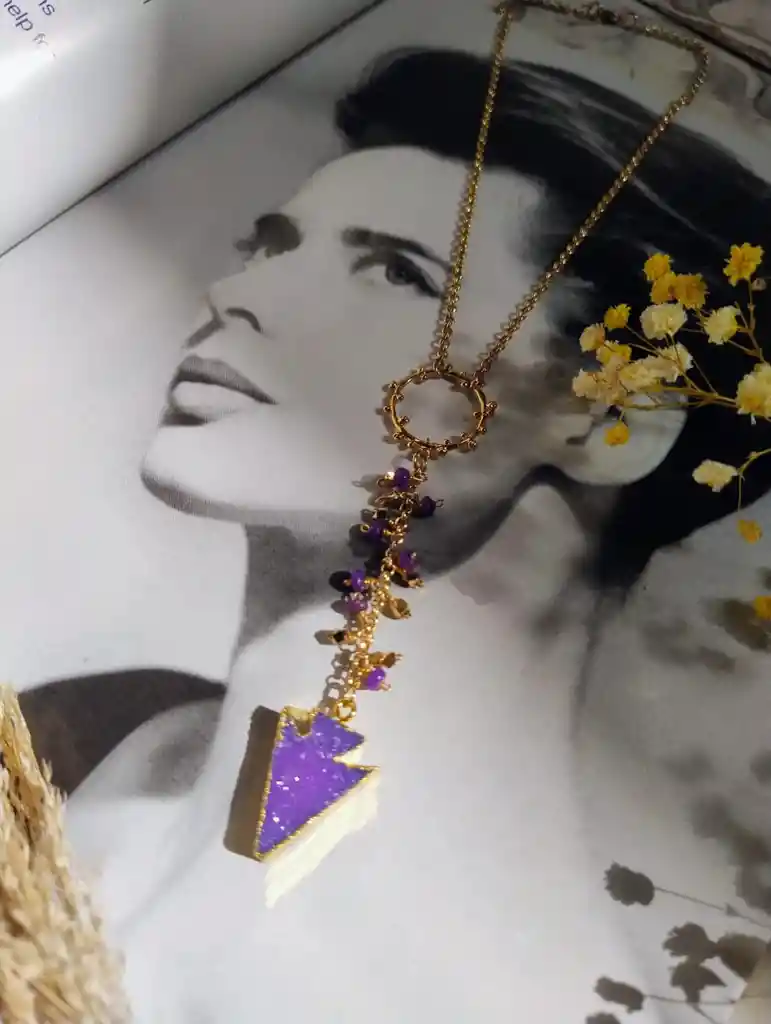 Collar Dije Druza Morada Flecha A Domicilio