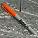 Marcador Sharpie Naranja Fino Permanente