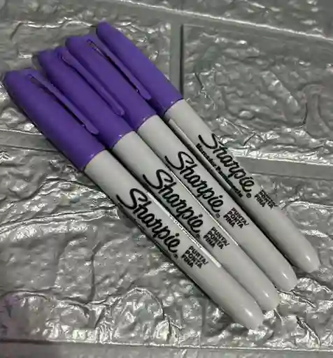 Marcador Sharpie Morado Fino Permanente