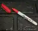 Marcador Sharpie Rojo Fino Permanente