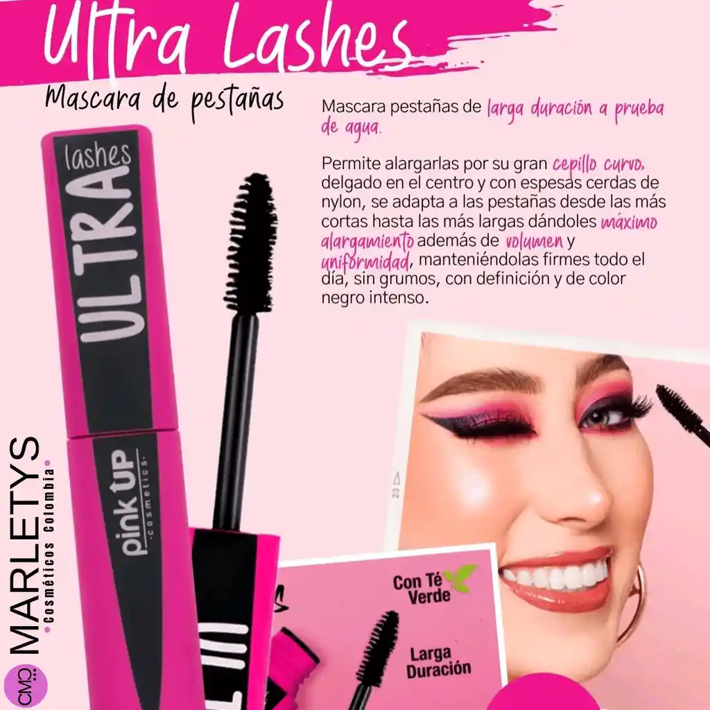 Mascara De Pestañas Ultra Lashes Pink Up