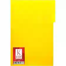 Carpeta Plástica Legajadora Carta Amarilla