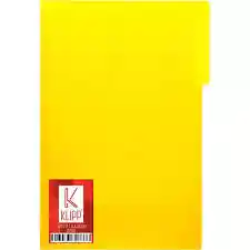 Carpeta Plástica Legajadora Carta Amarilla
