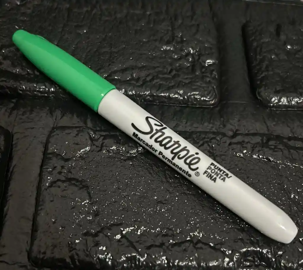 Marcador Sharpie Verde Oscuro Fino Permanente